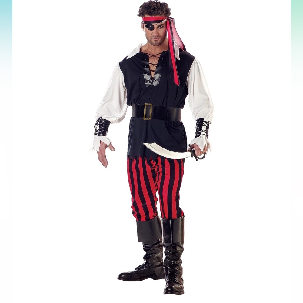 Men’s Pirate Costume - Halloween